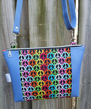 Load image into Gallery viewer, Peace Sign Crossbody Purse