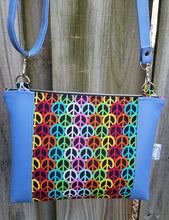 Load image into Gallery viewer, Peace Sign Crossbody Purse