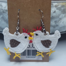 Load image into Gallery viewer, Lace Chicken Earrings
