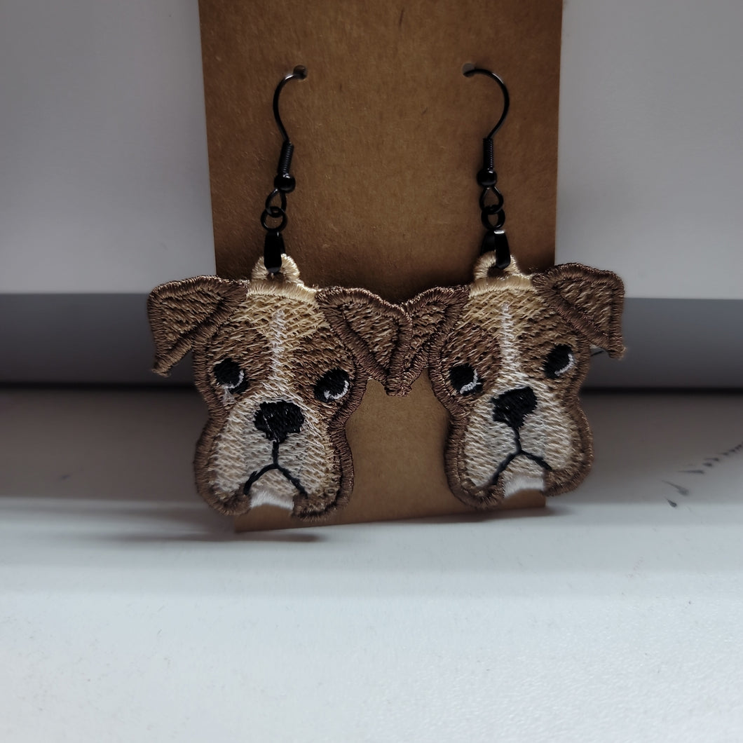 Lace Boxer earrings