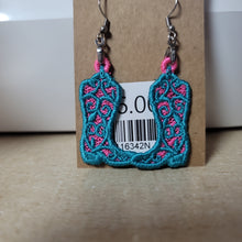 Load image into Gallery viewer, Small lace boots  earrings
