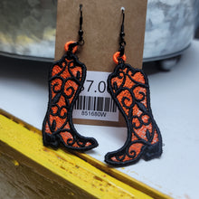 Load image into Gallery viewer, Large Lace  Boots Earrings
