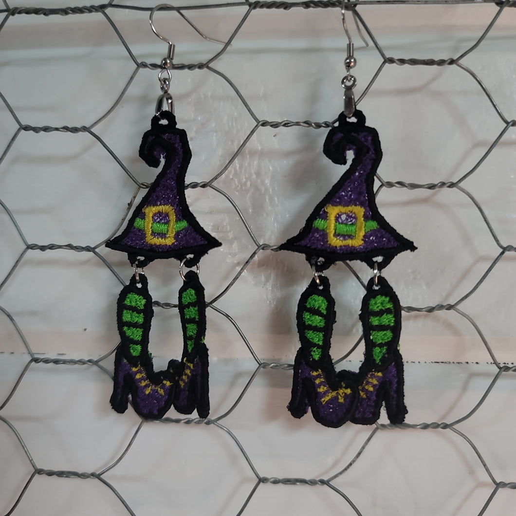 Lace Witch Dangle Earrings