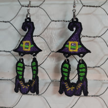 Load image into Gallery viewer, Lace Witch Dangle Earrings
