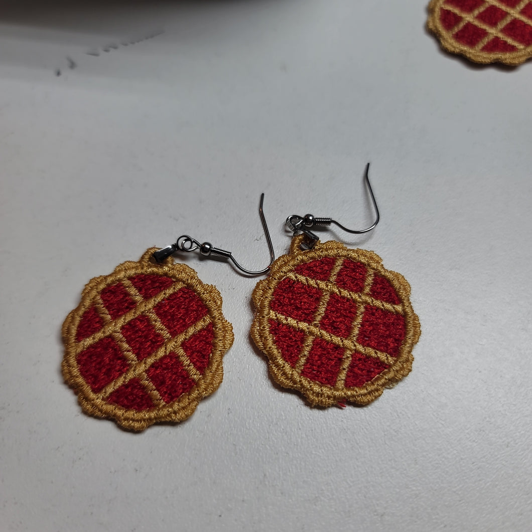 Cherry Pie Lace Earrings