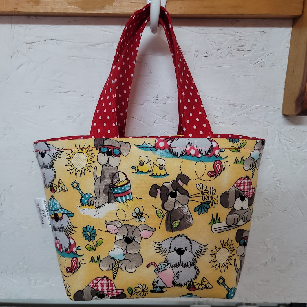Summer Pups Toddler Tote Bag