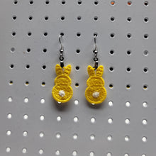 Load image into Gallery viewer, Yellow Bunny Lace Earrings
