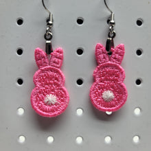 Load image into Gallery viewer, Pink Bunny Lace Earrings
