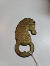 Load image into Gallery viewer, Vintage Enamel + Bronze Bottle Opener
