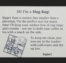 Load image into Gallery viewer, Easter Bunny Mug Rug
