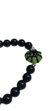 Load image into Gallery viewer, Creepy Crawley spider Glass Beaded Bracelet
