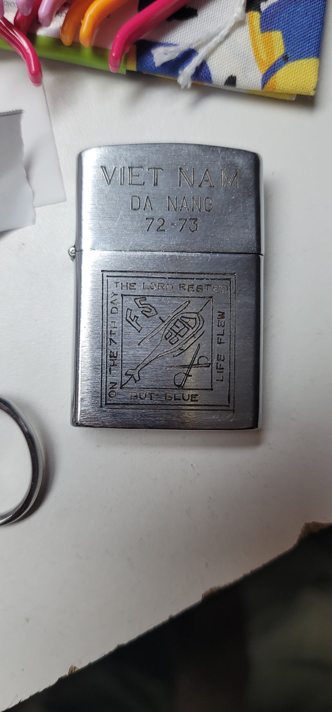 Vintage zippo Vietnam lighter