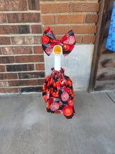 Load image into Gallery viewer, Halloween Pouch Goose Dress and Bow
