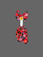 Load image into Gallery viewer, Halloween Pouch Goose Dress and Bow
