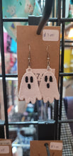 Load image into Gallery viewer, White ghost earrings
