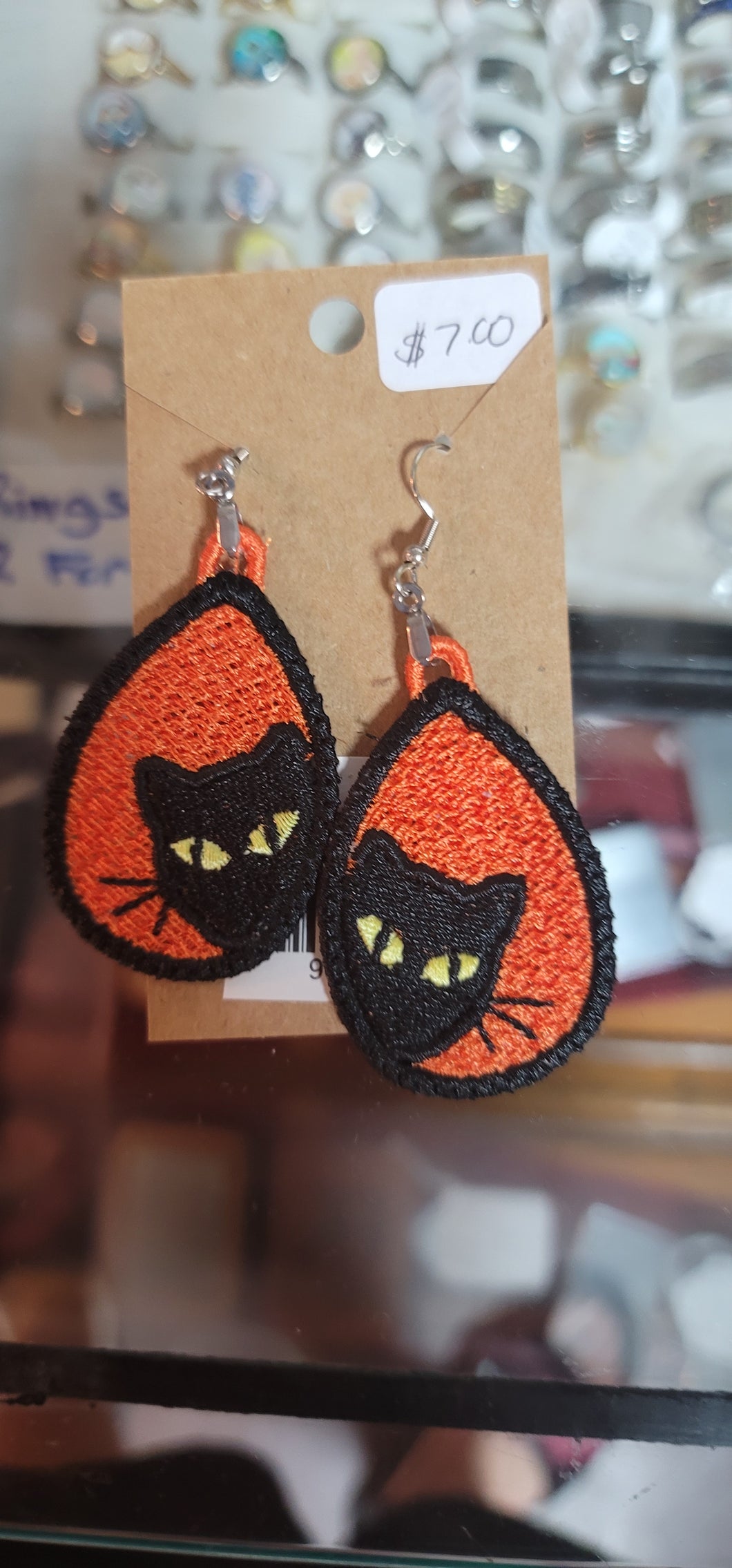 Kitty cat earrings