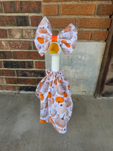Load image into Gallery viewer, Pumpkin Pouch Goose Dress &amp;  Bow
