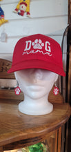 Load image into Gallery viewer, Red Baseball Dog Mama Hat
