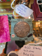 Load image into Gallery viewer, 1620s Philip V111 segovia mint coin
