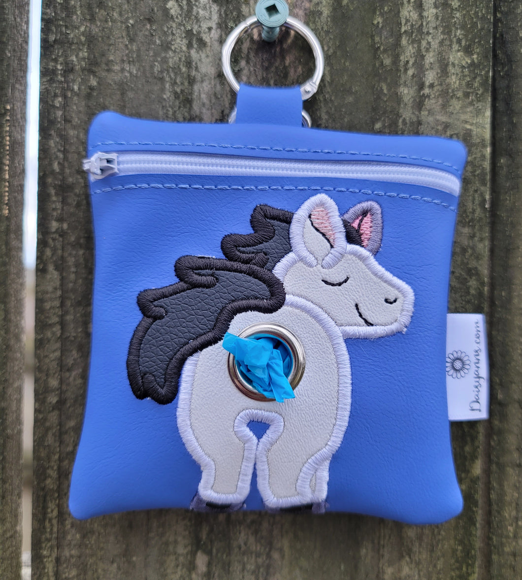 White Horse Poo Bag Holder