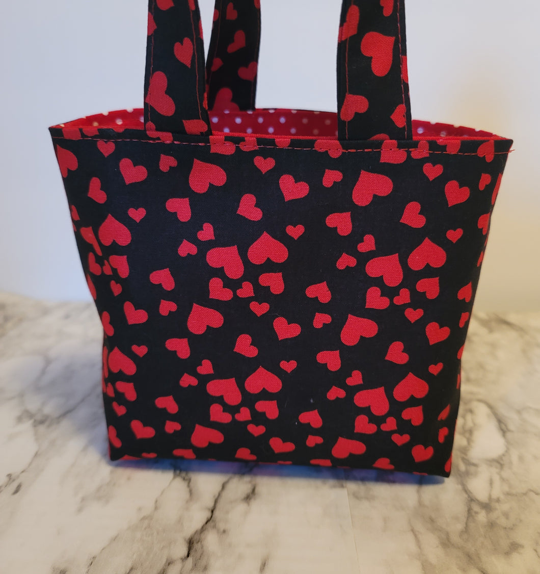 Red Hearts Gift Bag