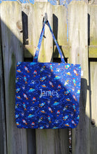 Load image into Gallery viewer, Large Spaceship Tote Bag
