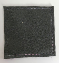 Load image into Gallery viewer, Embroidered Pink Heart  Coasters
