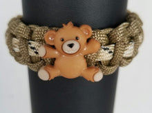Load image into Gallery viewer, Teddy Bear Paracord Bracelet
