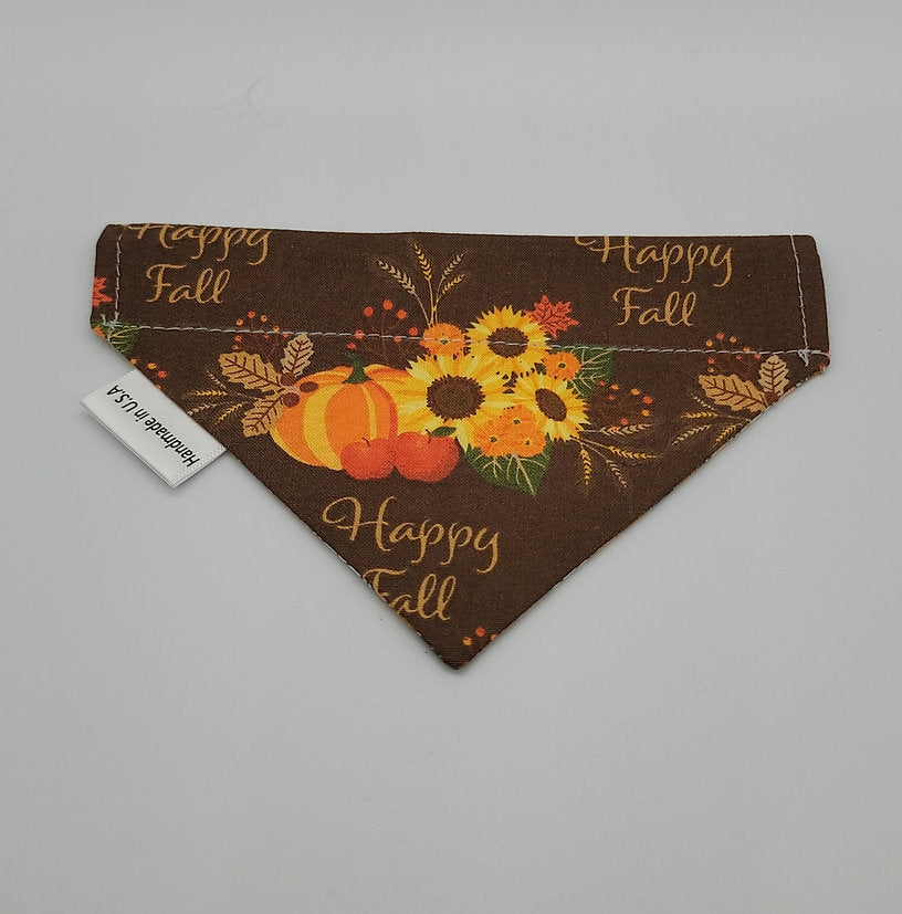 Reversible Fall Cat Bandana